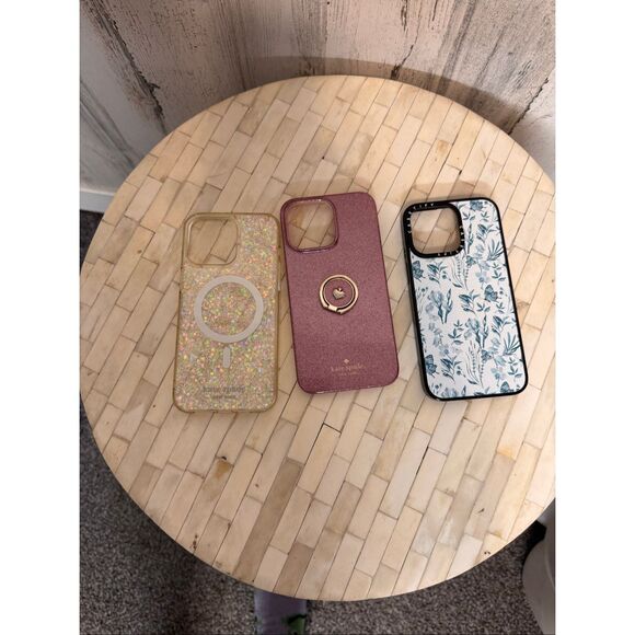 Bundle of 3 iPhone 15 Pro Max Cases – Kate Spade, Casetify, - Picture 1 of 3